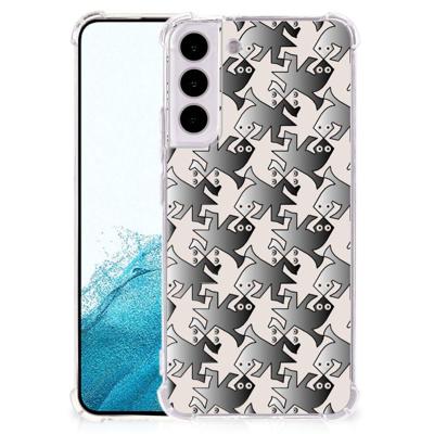 Samsung Galaxy S22 Plus Case Anti-shock Salamander Grey Samsung Galaxy S22 Plus Case Anti-shock Salamander Grey