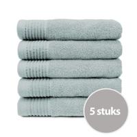 The One Handdoek 50x100 cm 450gram Licht grijs (5 stuks) - thumbnail