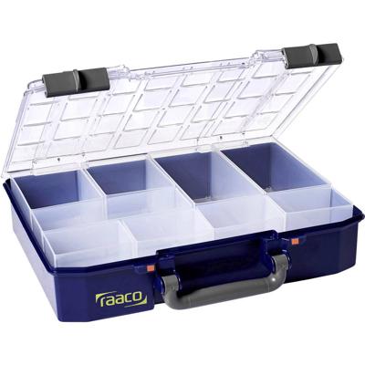 raaco CarryLite 80 4x8-9 Assortimentskoffer (l x b x h) 278 x 337 x 79 mm Aantal vakken: 9 Inhoud 1 stuk(s)