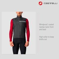 Castelli Squadra stretch mouwloos vest zwart heren S - thumbnail