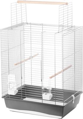 Interzoo vogelkooi Big Ara zilver/grijs Interzoo Gebr. de Boon - Gebr de boon