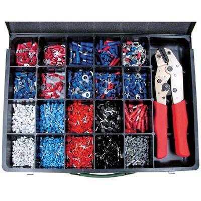 Combinatie-assortiment Geïsoleerde Kabelschoenen en Adereindhulzen