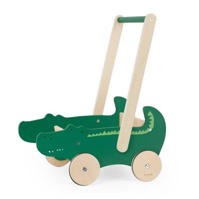 Trixie houten loopwagen - mr. crocodile