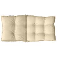 VidaXL Stoelkussens 2 st lage rug oxford stof beige - thumbnail