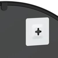 VidaXL Wandspiegel boog 60x30 cm ijzer zwart - thumbnail