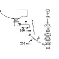 Cornat Verbindingsstang Afvoerplug Wt Ch - TEC317417 - thumbnail