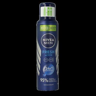 Nivea Men deodorant spray fresh active eco 125 Milliliter Nivea Men deodorant spray fresh active eco 125 Milliliter
