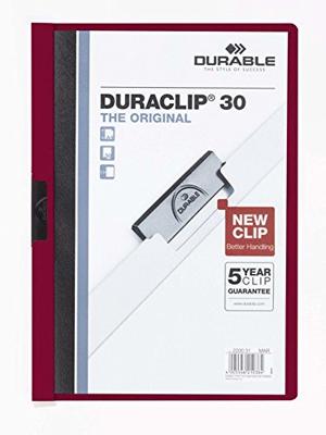 Klemmap durable duraclip a4 3mm 30v aub