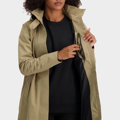 AGU Mac Regenjas Urban Outdoor Dames - Lead gray - S - Waterdicht - thumbnail
