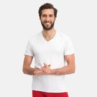 2-pak heren T-shirts V-hals - Velo - Bamboe heren ondershirts korte mouwen - Donkerblauw - Groen - Wit - Zwart - XXL - XXL - XXL - XXL - XXL - - thumbnail