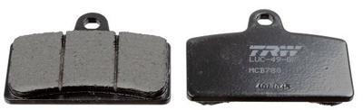 TRW remblokken "mcb 780 brake pad mcb 780 organic standard