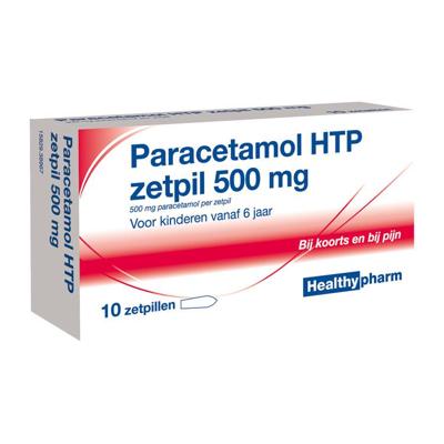 Healthypharm Paracetamol 500mg 10 Zetpillen