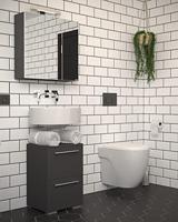 Schildmeyer Onderkast wastafel Carlos (Breedte 40 cm, Antraciet) - thumbnail