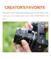 TTartisan APS-C Tilt 35mm F/1.4 Nikon Z mount Black - thumbnail