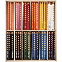 Lyra Groove kleurpotloden, l: 18 cm, vulling 4.25 mm, diverse kleuren, 12x12 stuk/ 1 doos - thumbnail