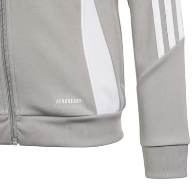 adidas Tiro 24 Trainingsjack Kids Grijs Wit