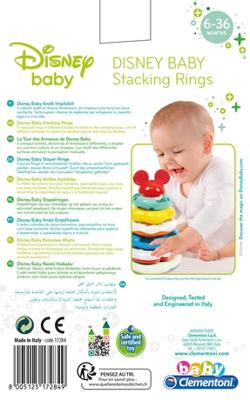 Clementoni Mickey Mouse Stapelringen Clementoni Mickey Mouse Stapelringen