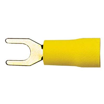 Sinuslive 13199 Vorkkabelschoen 4 mm² Schachtdiameter=4 mm Deels geïsoleerd Geel 10 stuk(s)