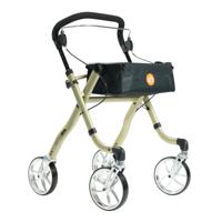 Excel Rollator Virage (6,8 kg) | Binnen rollator | Met duwbeugel | Dienblad | Kleur: Champagne | 24510100 - thumbnail