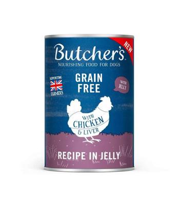 BUTCHER'S Original Recept in gelei kip - nat hondenvoer - 400g