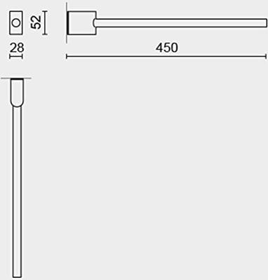 Zack Atore Handdoekstang