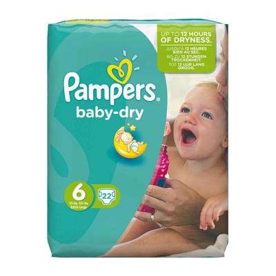 Pampers Pampers Baby Dry Xl Midpack 6 15+ Kg - 22 Stuks
