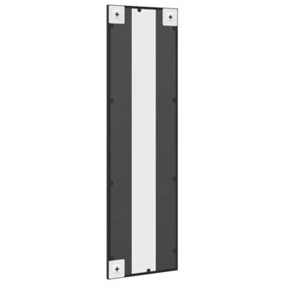 VidaXL Wandspiegel rechthoekig 30x100 cm ijzer zwart