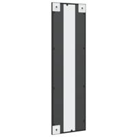 VidaXL Wandspiegel rechthoekig 30x100 cm ijzer zwart - thumbnail