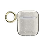 Speck Presidio Clear Airpods Case (Gen 1/2), Helder Met Goud Glitter/Helder (130582-5636) - thumbnail