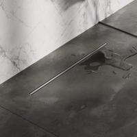 Douchegoot Brauer RR 800 Flens 80 cm Draaibare Sifon Geborsteld RVS Brauer - thumbnail