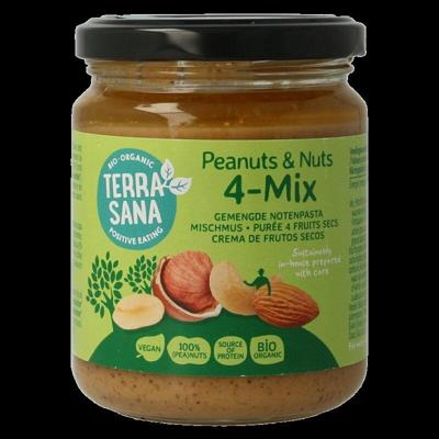 TerraSana 4-Mix Gemengde Notenpasta TerraSana 4-Mix Gemengde Notenpasta