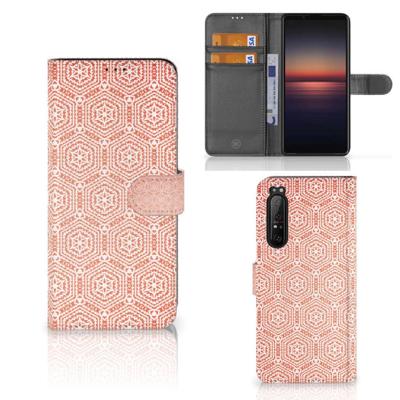 Sony Xperia 1 II | Telefoon Hoesje | Pattern Orange Sony Xperia 1 II | Telefoon Hoesje | Pattern Orange