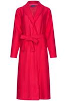 - Dames Badjas met bamboe - Roze ochtendjas - Saunajas - thumbnail