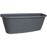 Balkonbak set Maya 50 cm - antraciet - thumbnail