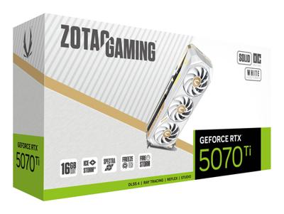 Zotac Nvidia GeForce RTX 5070 Ti Videokaart 16 GB GDDR7-VRAM PCIe x16 HDMI, DisplayPort Vulkan Zotac Nvidia GeForce RTX 5070 Ti Videokaart 16 GB GDDR7-VRAM PCIe x16 HDMI, DisplayPort Vulkan