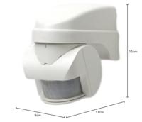 Honeywell L210N WHI PIR-bewegingsmelder Wand, Opbouw (op muur) 140 ° Relais Wit IP44 - thumbnail