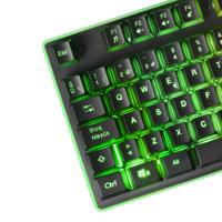 Toetsenbord met Gaming Muis Mars Gaming MCPXBES Zwart Qwerty Spaans - thumbnail
