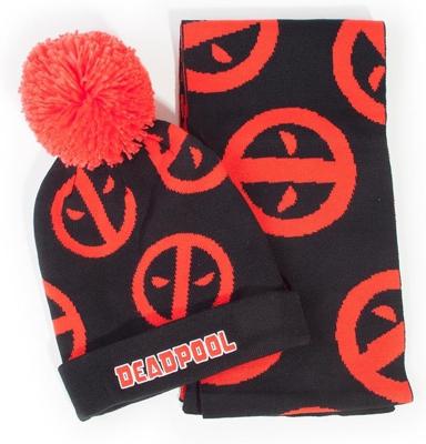 Marvel Beanie & Scarf Set Deadpool