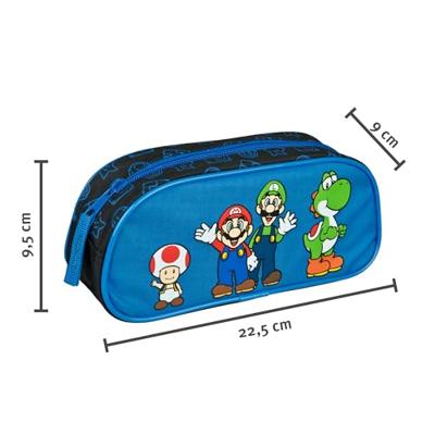 Undercover Etui super mario blauw met rits