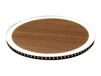 ECO-Light 9053 S WO MOON LED-plafondlamp LED 18 W Hout - thumbnail