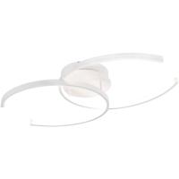 LED Plafondlamp 20W Dimbaar Rond - Natuurlijk Wit 4000K - Mat Wit Aluminium - thumbnail