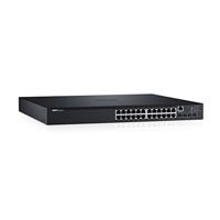 Dell N1524P gemanaged L3 Gigabit Ethernet (10/100/1000)-Power Over Ethernet (PoE) 1U zwart - thumbnail