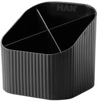 HAN Re-X-LOOP 17238-913 Pennenkoker Zwart Aantal vakken: 4 - thumbnail