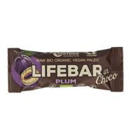 Lifefood Lifebar Inchoco pruimen bio raw 40 Gram - thumbnail