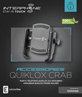 INTERPHONE gsm-houder "quiklox". cell phone holder interph q-lox crab - thumbnail