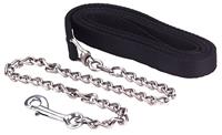 Geleidelijn met ketting zwart 250cm - thumbnail