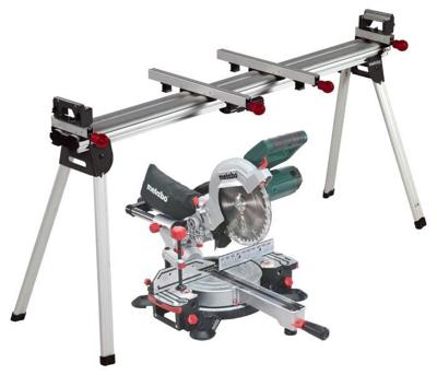 Metabo afkortzaag kgs 216 m met trekfunctie | nieuw model + ksu 401 onderstel - 690858000 Metabo afkortzaag kgs 216 m met trekfunctie | nieuw model + ksu 401 onderstel - 690858000