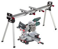 Metabo afkortzaag kgs 216 m met trekfunctie | nieuw model + ksu 401 onderstel - 690858000 - thumbnail
