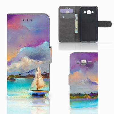 Hoesje Samsung Galaxy J3 2016 Boat Hoesje Samsung Galaxy J3 2016 Boat