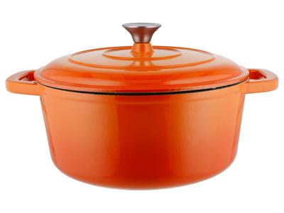 SILVERCREST Gietijzeren pan 28 cm 5,6 L (Oranje)
